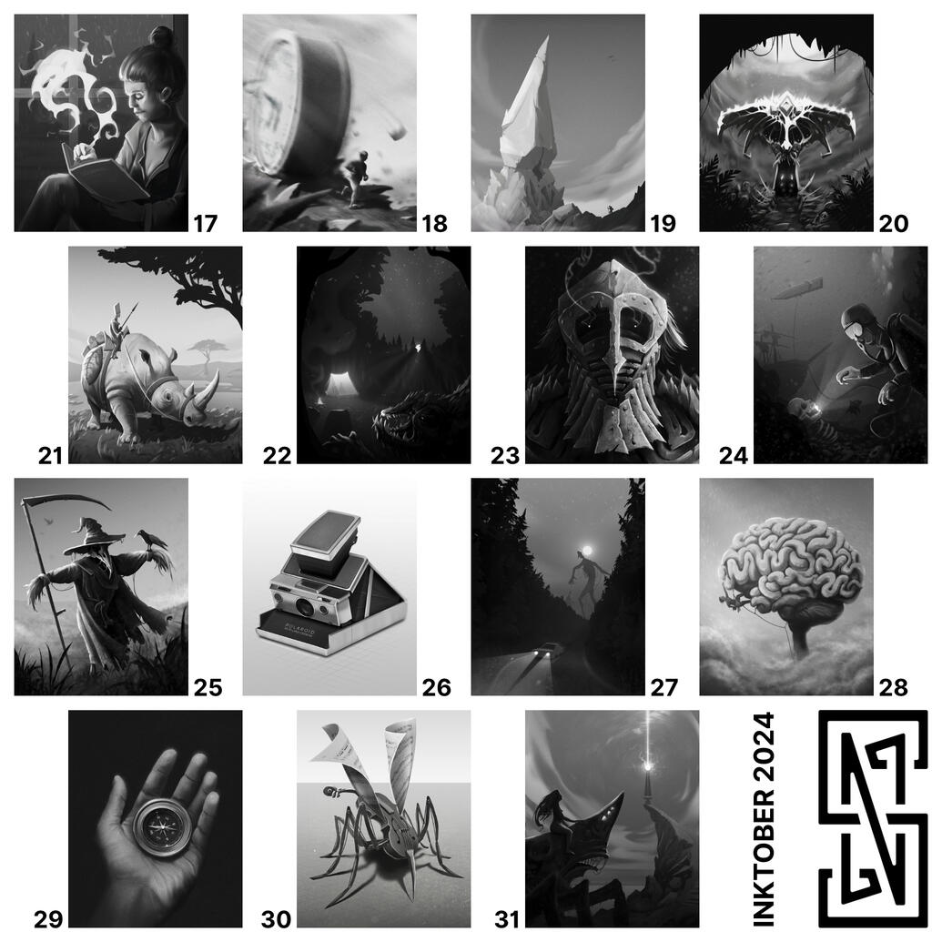 Inktober 2024 Page 2